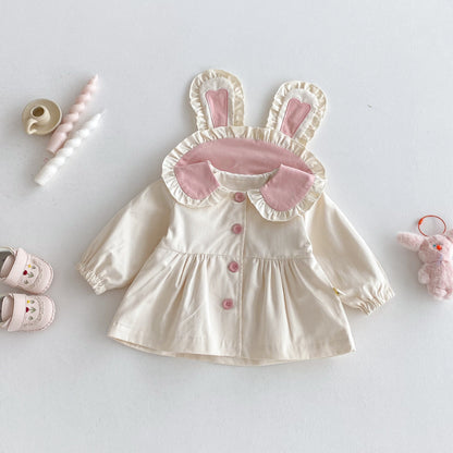 【BABY&KID】かわいいうさ耳アウターSK092321