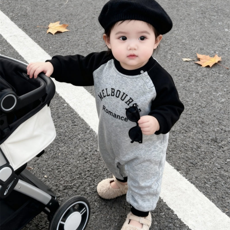 【BABY】冬新作ロゴあったかカバーオールSK103211