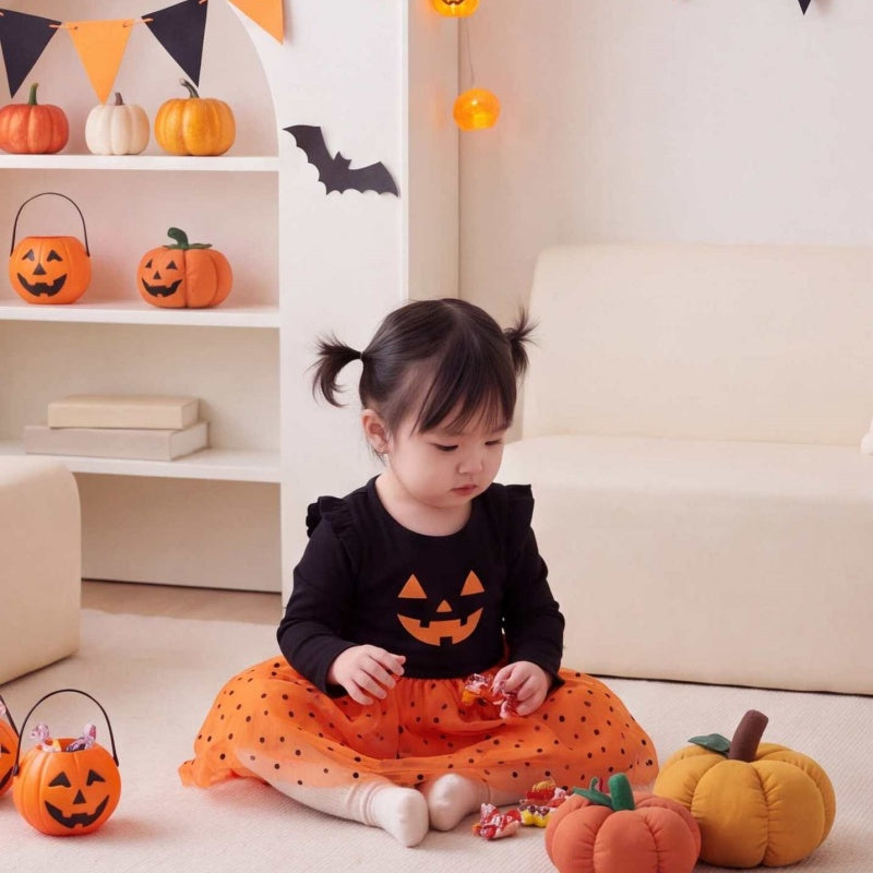 【BABY&KID】かぼちゃチュールワンピースSK107309