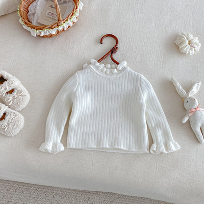 【BABY】冬新作お花刺繍レース襟カバーオールSK103112