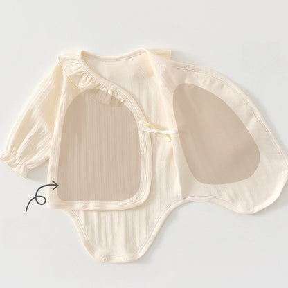 【BABY】北欧風フリルやわらかロンパースSK102613