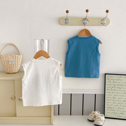 【BABY&KID】夏新作 PinkkukumノースリーブTシャツSK062724