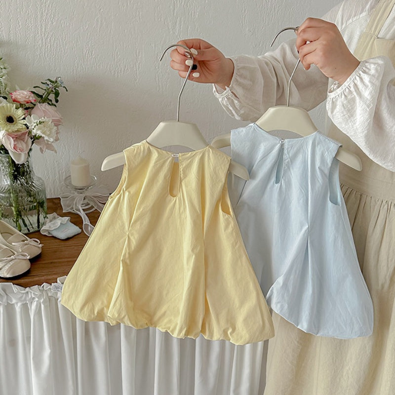 【BABY】夏新作蝶結びノースリーブワンピースSK104515