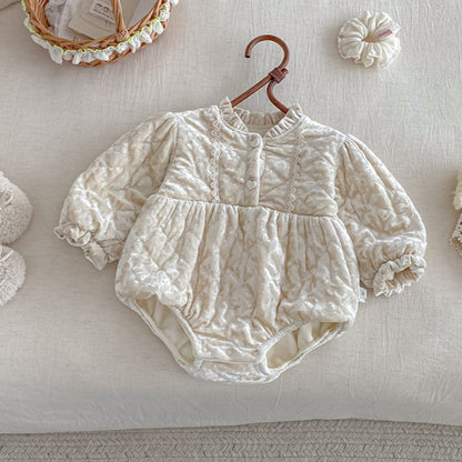 【BABY】冬新作キルティングベロアカバーオールSK103004