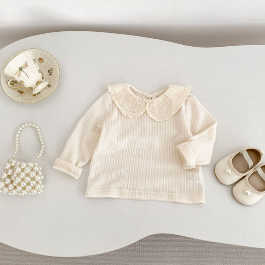 【BABY&KID】レース襟TシャツSK100624