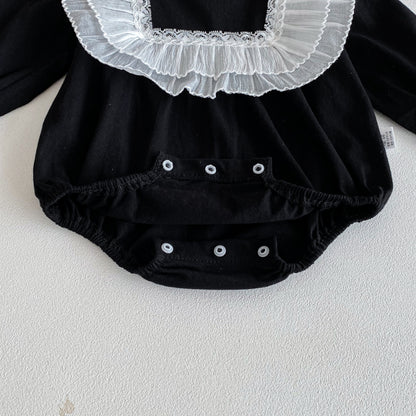 【BABY】レースフリルロンパースSK103616