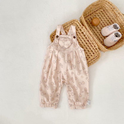【BABY&KID】小花柄サロペットSK100626