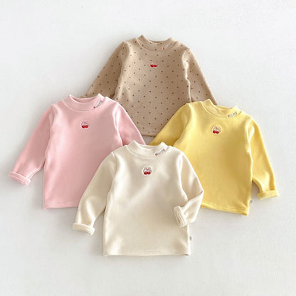 【BABY&KID】刺繍さくらんぼトップスSK108104