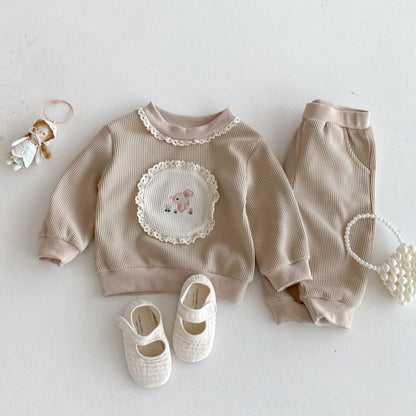 【BABY&KID】クルーネックうさぎセットアップSK092710