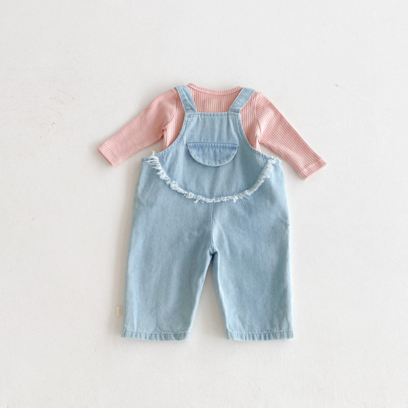 【BABY】ライオンデニムサロペットSK092522