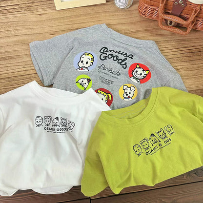 【BABY&KID】夏新作 カートゥーンプリントTシャツSK080801