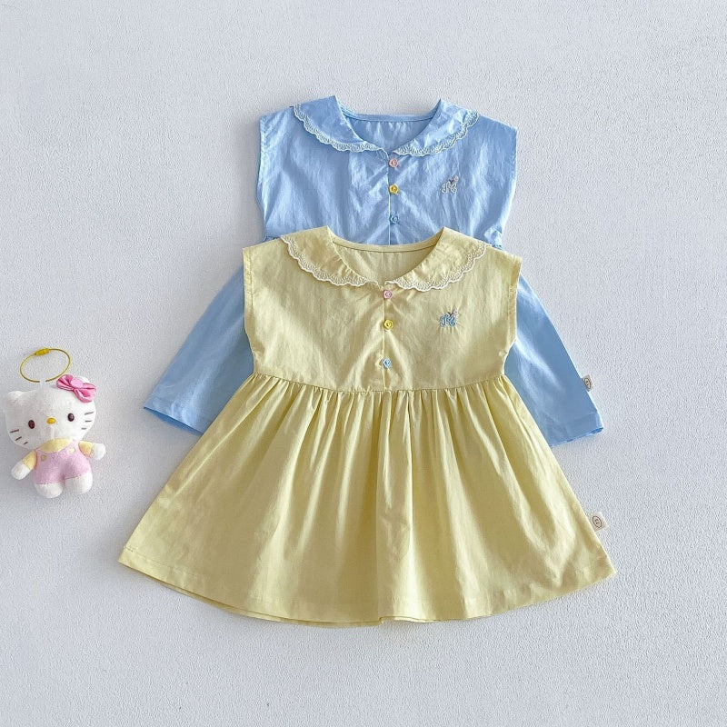 【BABY&KID】夏新作刺繍カートゥーンワンピースSK105522