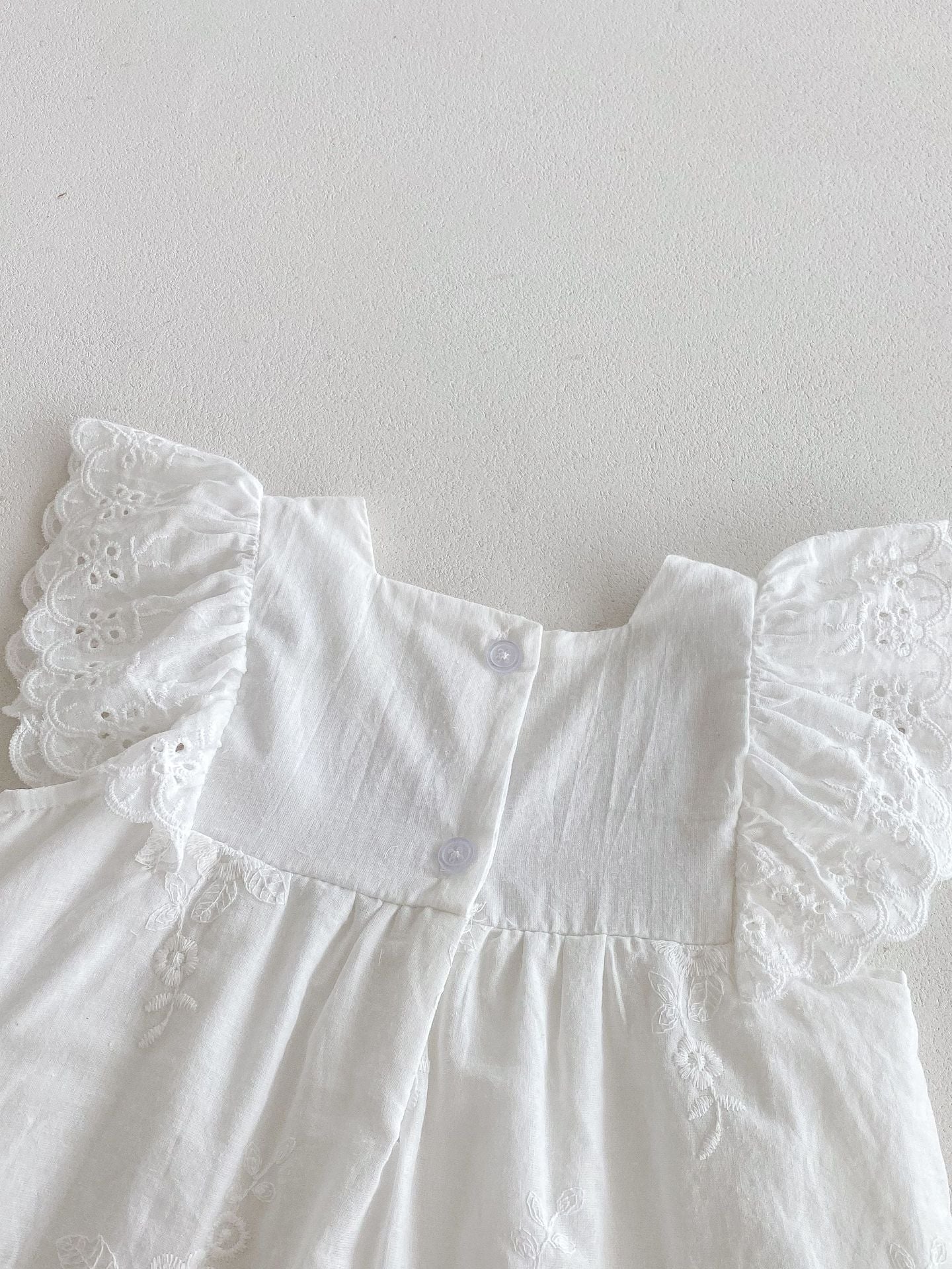 【BABY&KID】夏新作 刺繍レースワンピースSK072612