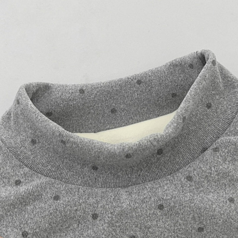 【BABY&KID】冬新作カートゥーン裏起毛トップスSK102634