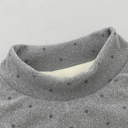 【BABY&KID】冬新作カートゥーン裏起毛トップスSK102634