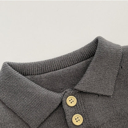 【BABY&KID】冬新作おしゃれ透かし編みニットSK103016