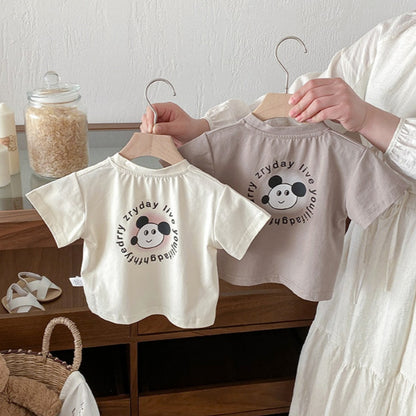 【BABY&KID】夏新作 キュートキャラクターTシャツSK092627