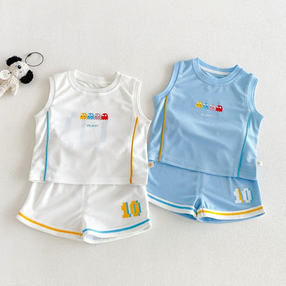 【BABY&KID】夏新作カートゥーンプリントセットアップSK105907