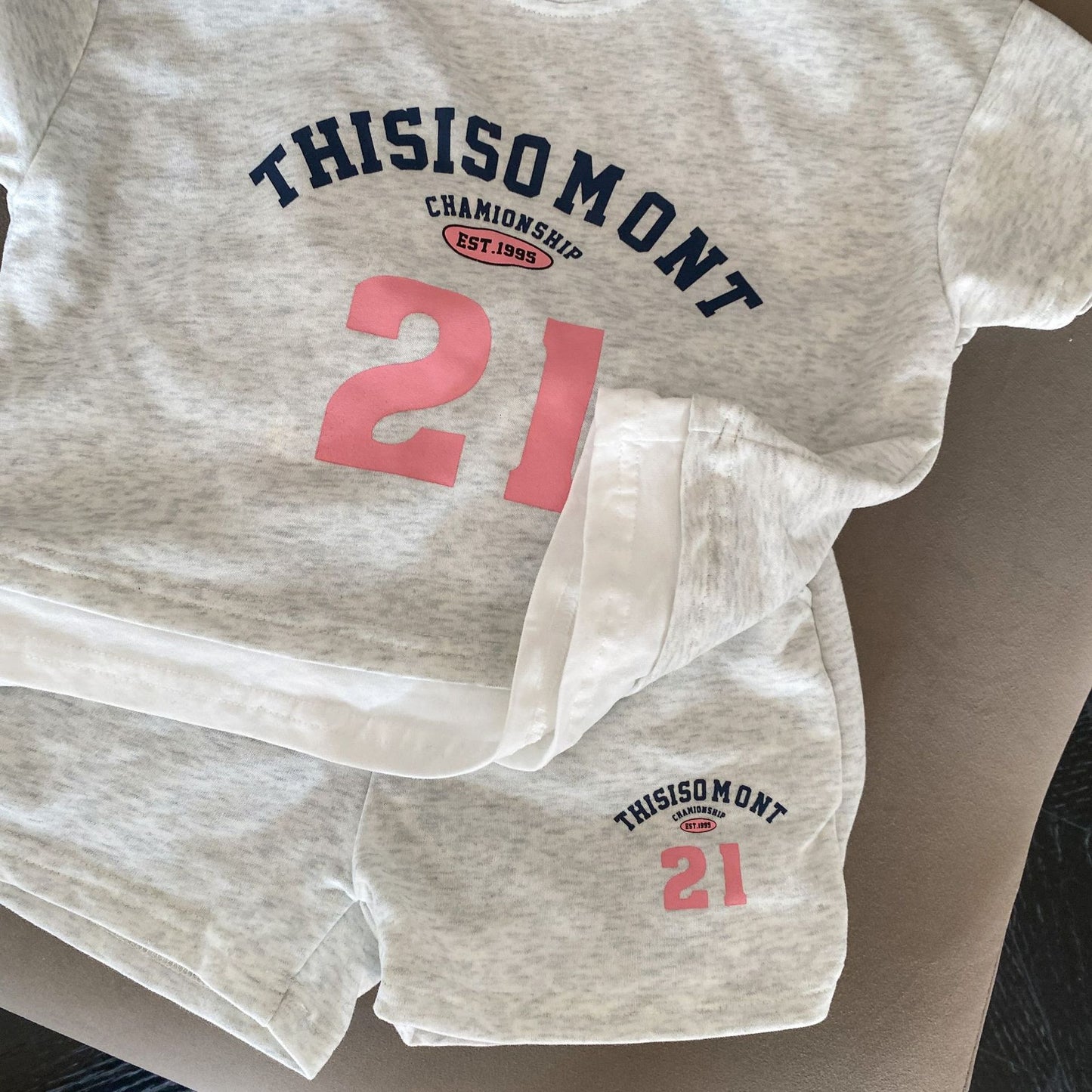 【BABY&KID】夏新作 THISISO MONTレイヤードセットアップSK061708
