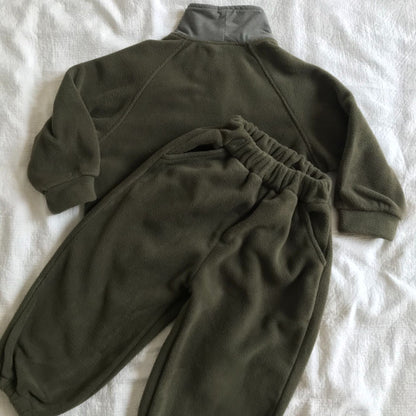 【BABY&KID】冬新作 裏起毛ハイネックセットアップSK102026