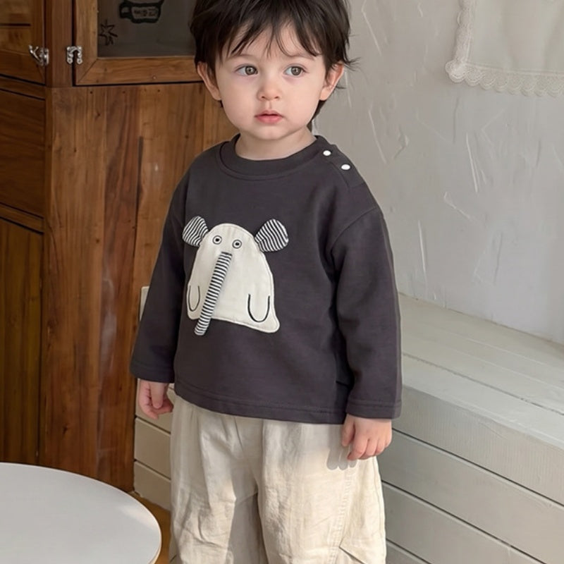 【BABY】かわいいぞうセットアップSK107811