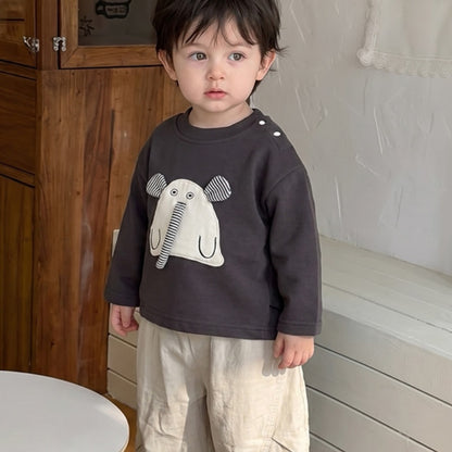 【BABY】かわいいぞうセットアップSK107811