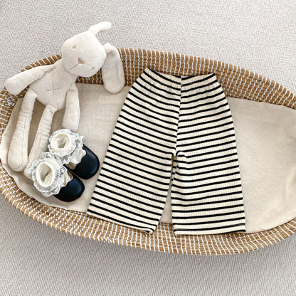 【BABY&KID】ストライプシンプルカラーセットアップSK092723