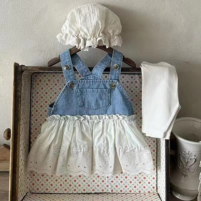 【BABY】夏新作 クマの刺繍ワンピースSK072515