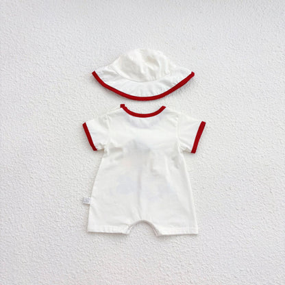 【BABY】夏新作 カートゥーン半袖ロンパースSK091101