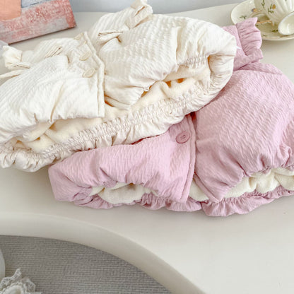 【BABY&KID】冬新作蝶結び裏起毛ベストSK102734