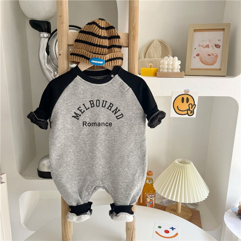 【BABY】冬新作ロゴあったかカバーオールSK103211