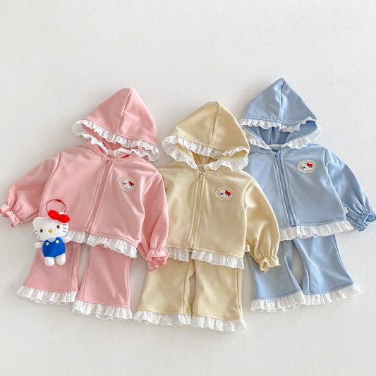 【BABY&KID】フード付きレースセットアップSK104314