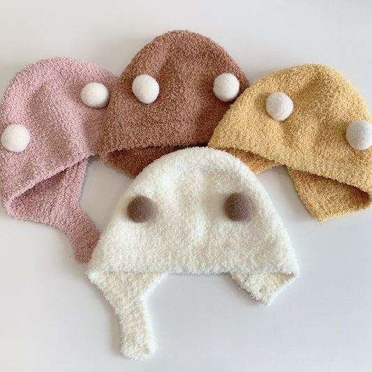 【HAT】ダブルポンポンニット帽子SK101623