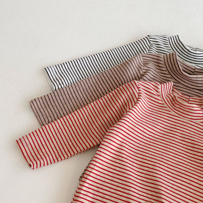 【BABY】ハイネックボーダーtシャツSK100130