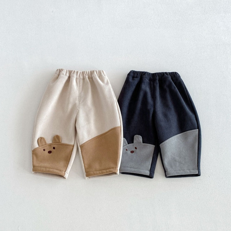 【BABY&KID】冬新作配色裏起毛パンツSK108508
