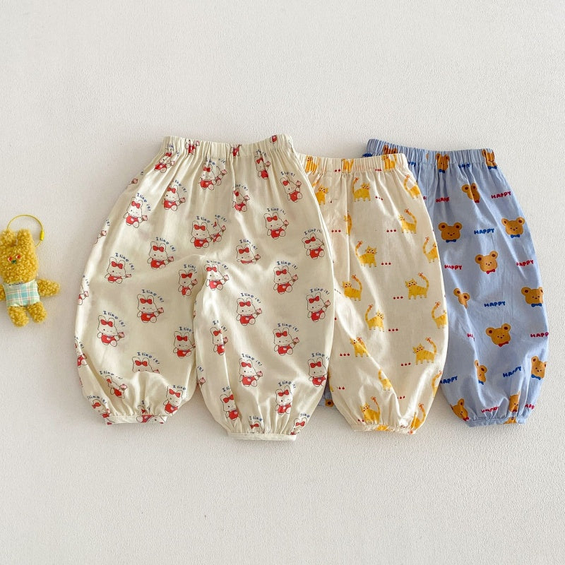 【BABY&KID】夏新作 カートゥーン総柄虫よけパンツSK105207