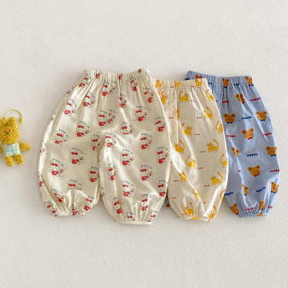 【BABY&KID】夏新作 カートゥーン総柄虫よけパンツSK105207
