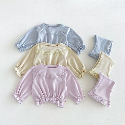 【BABY&KID】スウィートニットフリルセットアップSK106614
