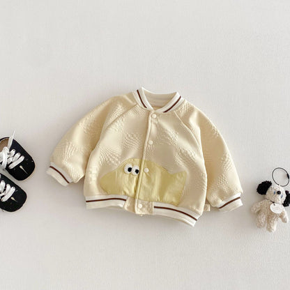 【BABY&KID】韓国風おさかな柄スタジャンSK103504