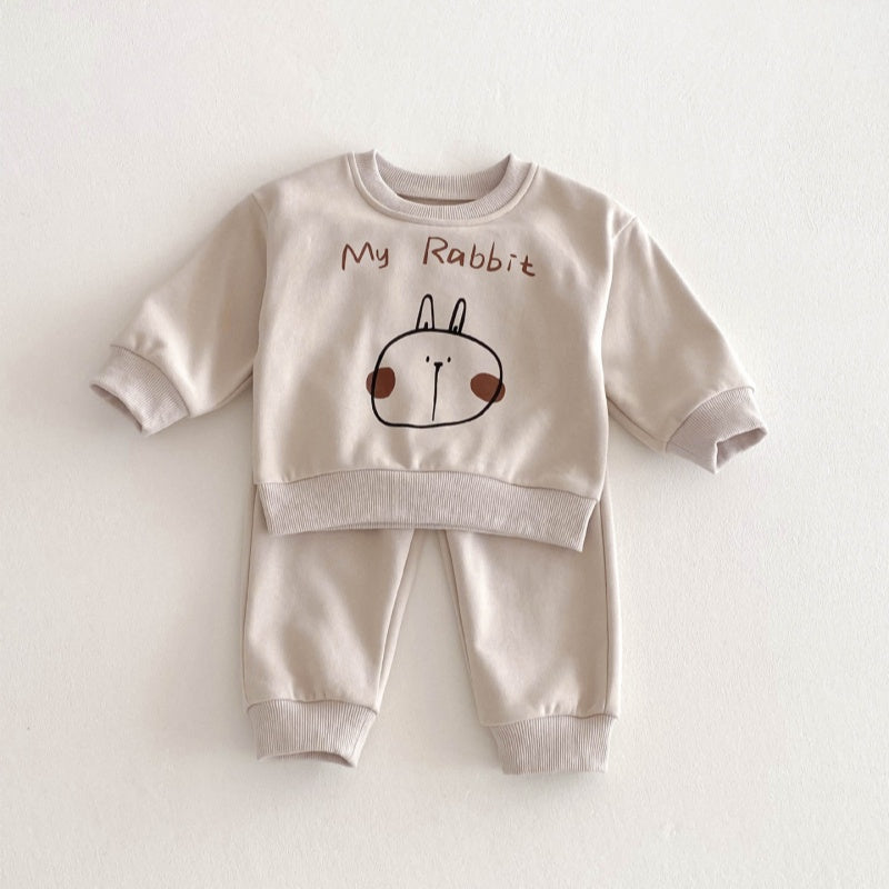 【BABY&KID】MY RABBIT可愛いセットアップSK032804