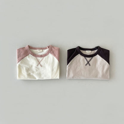 【BABY】シンプル配色TシャツSK102006