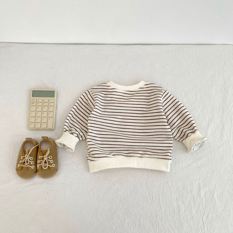 【BABY&KID】ボーダースウェットプルオーバーSK100631