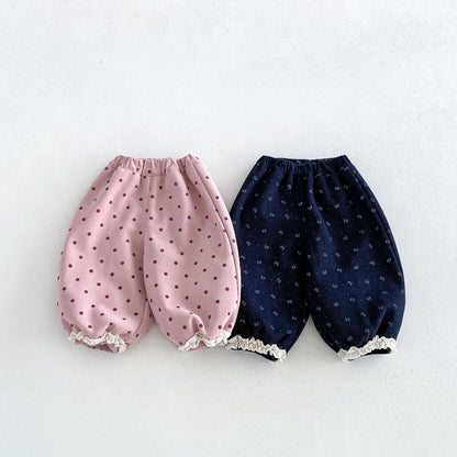【BABY&KID】ドット小花柄パンツSK108101