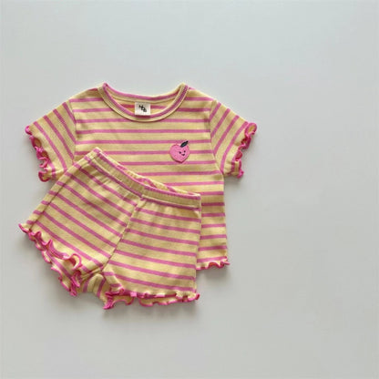 【BABY】夏新作 ボーダーセットアップSK082712