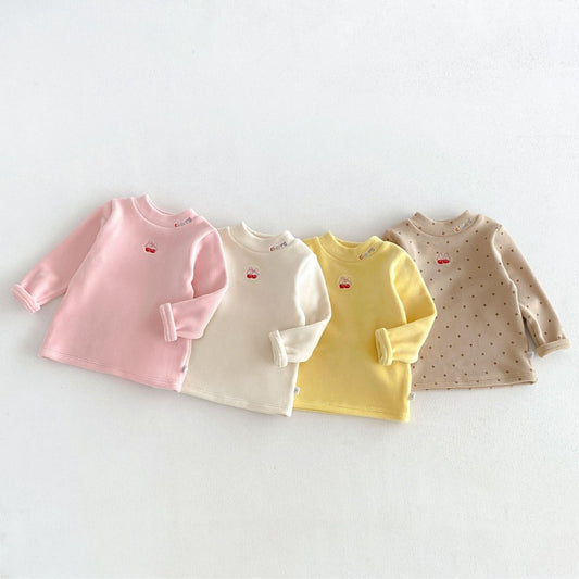 【BABY&KID】刺繍さくらんぼトップスSK108104