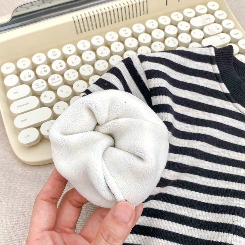 【BABY&KID】ボーダー裏起毛セットアップSK101437