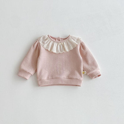 【BABY&KID】レース襟セットアップSK100333