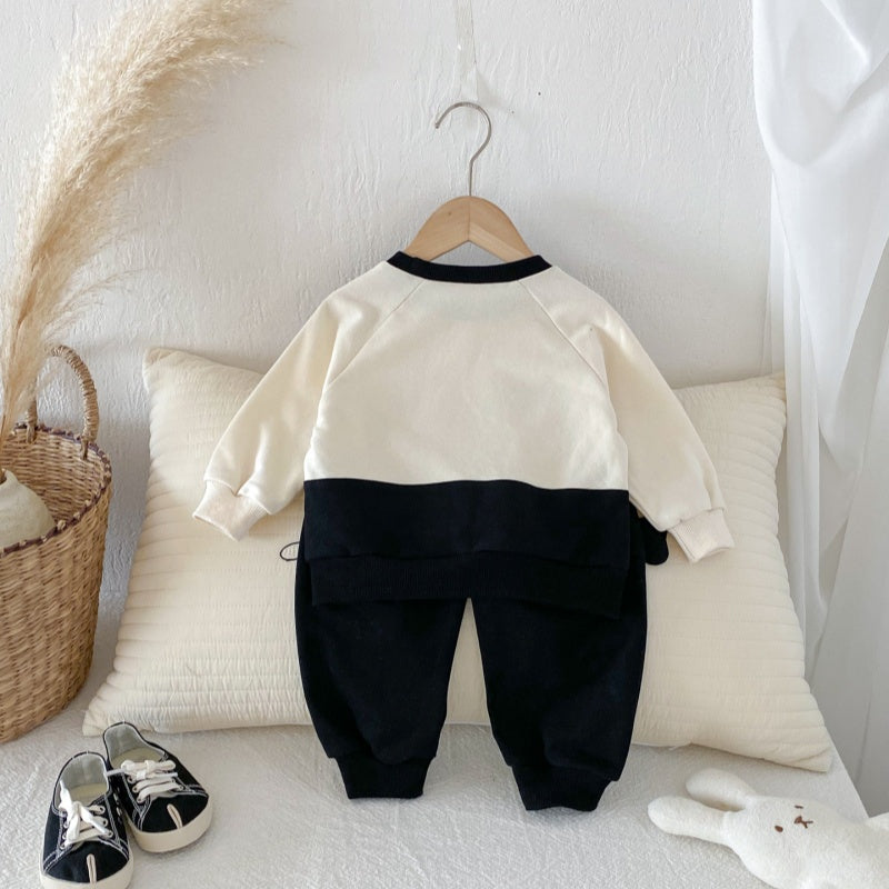 【BABY&KID】クルーネックパンダセットアップSK092705
