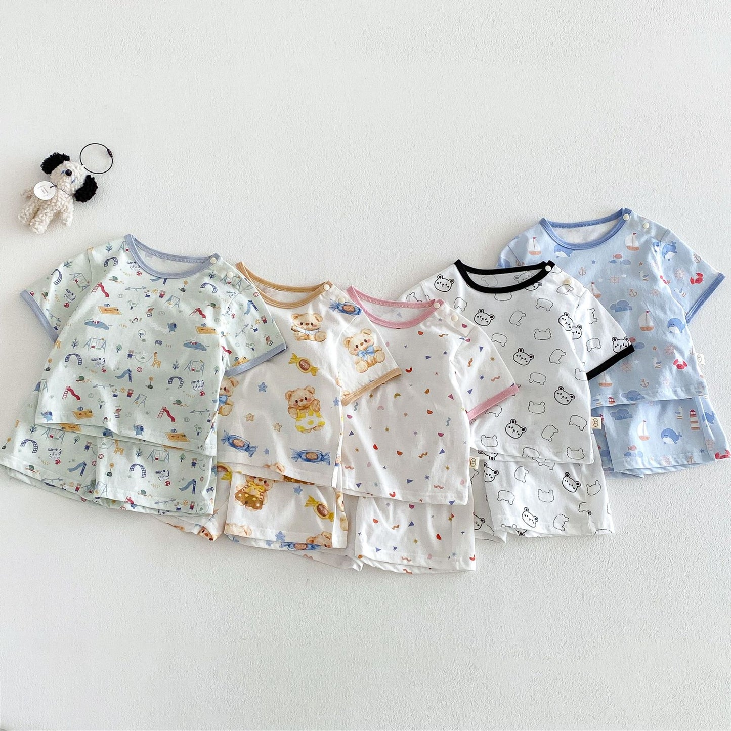 【BABY&KID】夏新作 総柄セットアップSK105115