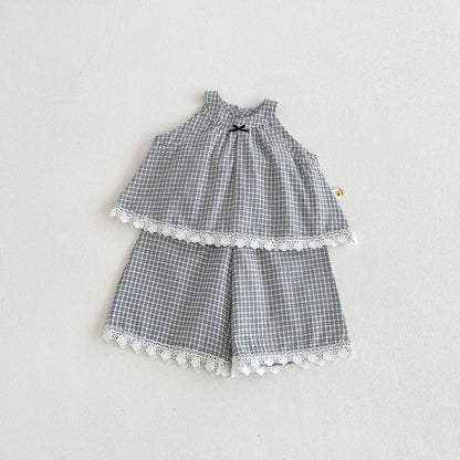 【BABY&KID】夏新作チェックセットアップSK105803